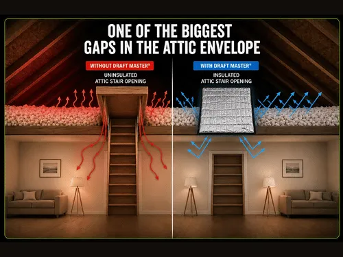 Shelby, NC Attic Stair Insulation