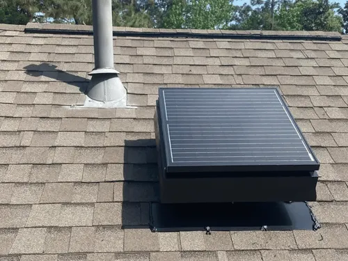 Spindale, NC Solar Attic Fan Installation