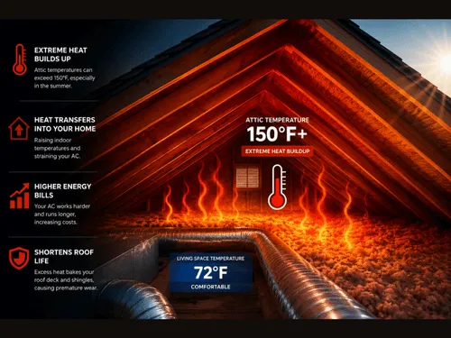 Spindale, NC Solar Attic Fan Installation
