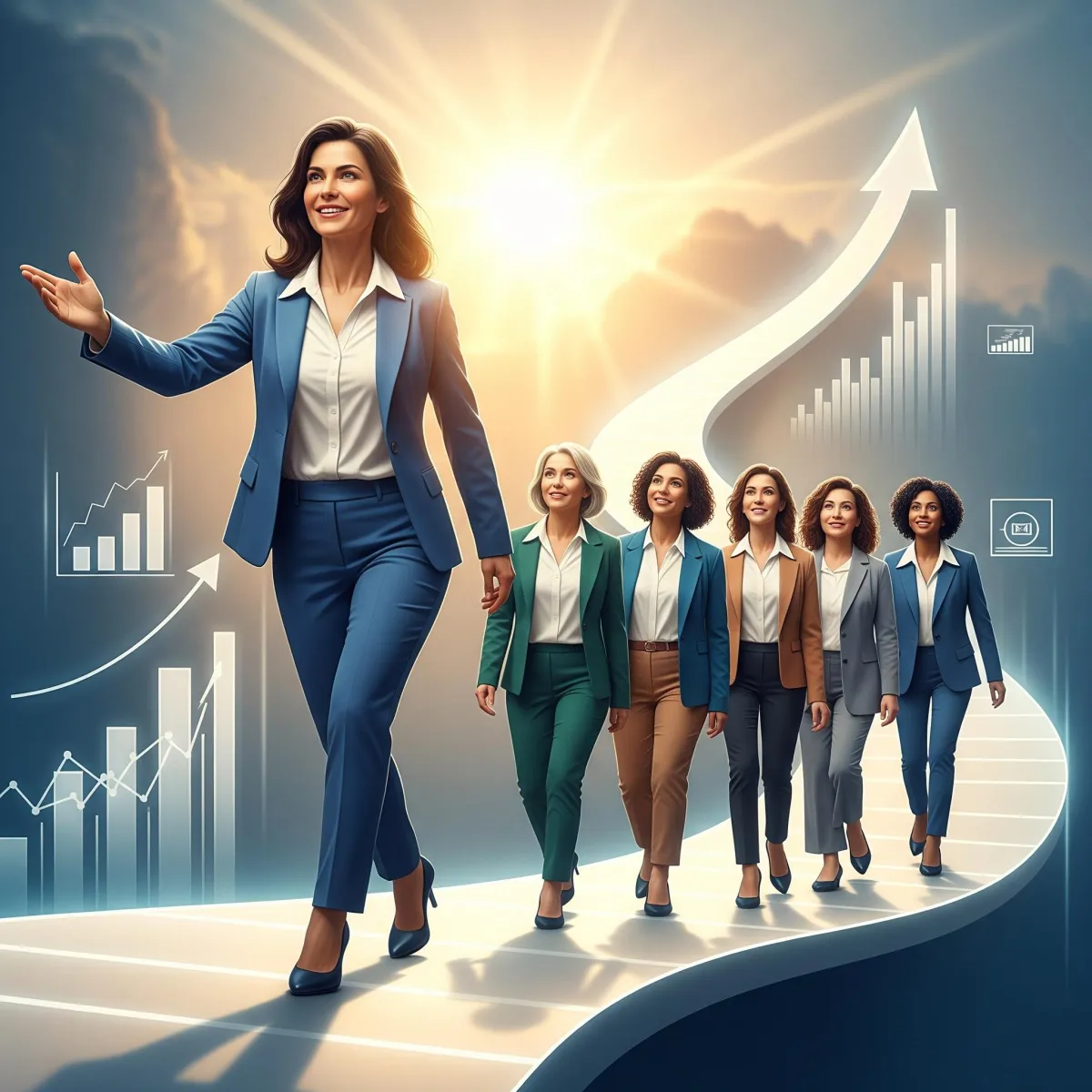 Female leader of today inspiring the female leaders of tomorrow