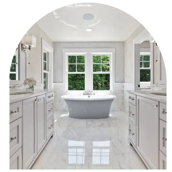 white ceramic sink with faucet