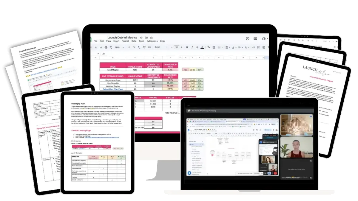 conversion copywriter testimonials mockup