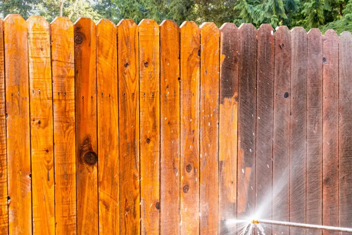 Fence Cleaning job in the Hudson Valley