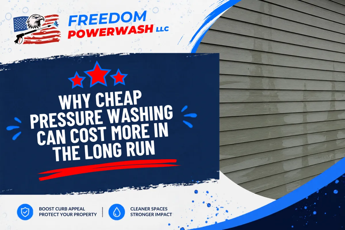 Why Cheap Pressure Washing Can Cost More in the Long Run