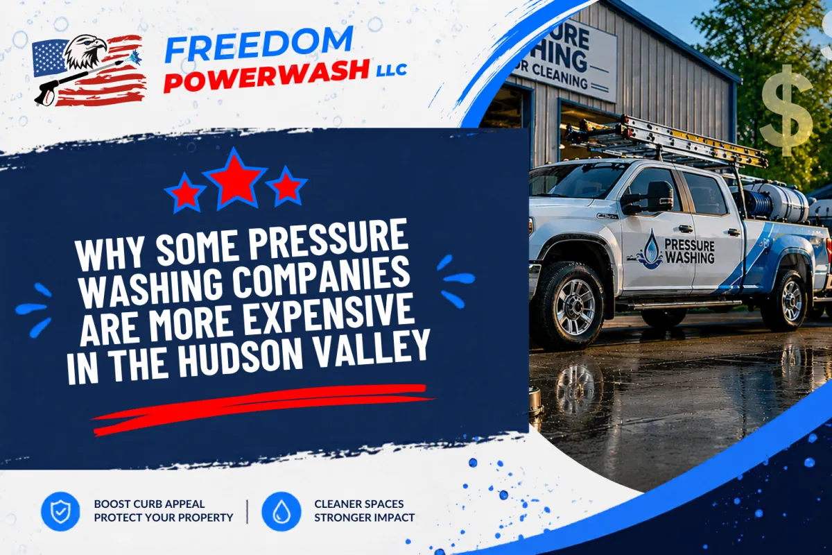 Why Some Pressure Washing Companies Are More Expensive in the Hudson Valley