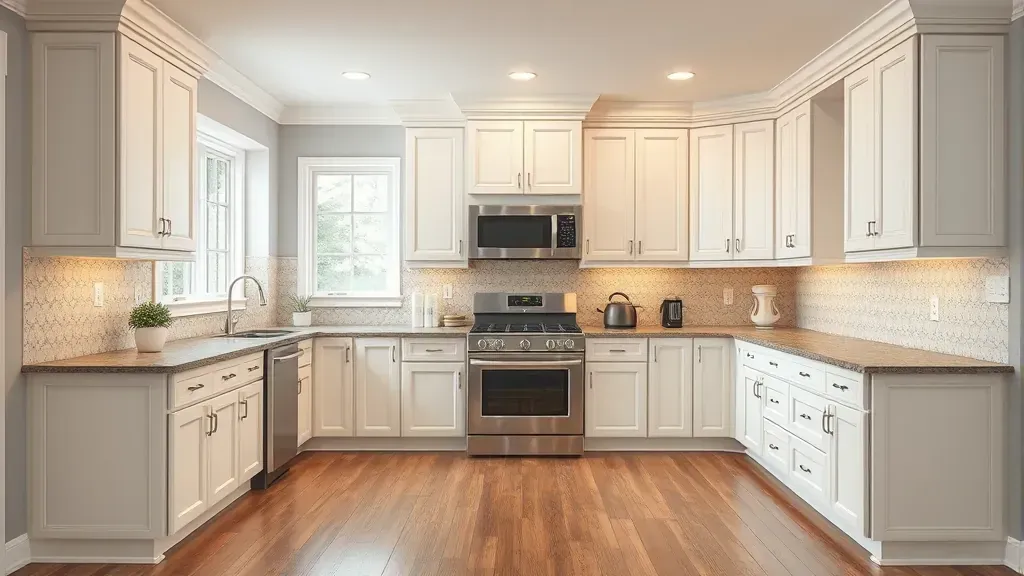 Cabinet Refacing Services projects in Blackwood NJ showcasing modern kitchen transformations and designs.