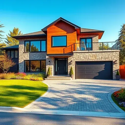 Completed residential project in Bellmawr NJ showcasing modern home, vibrant landscaping, and quality craftsmanship.