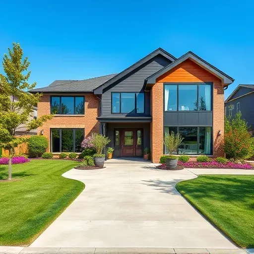 Modern home in Stratford NJ showcasing sleek facade, large windows, and elegant landscaping, highlighting craftsmanship.