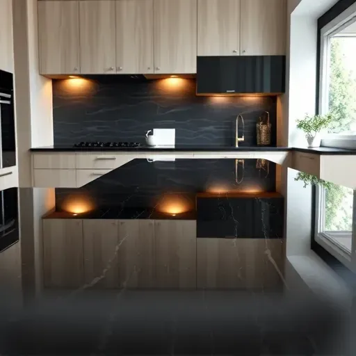 Modern aging-in-place kitchen in Blackwood NJ with accessible appliances, ergonomic design, natural light, and safety features