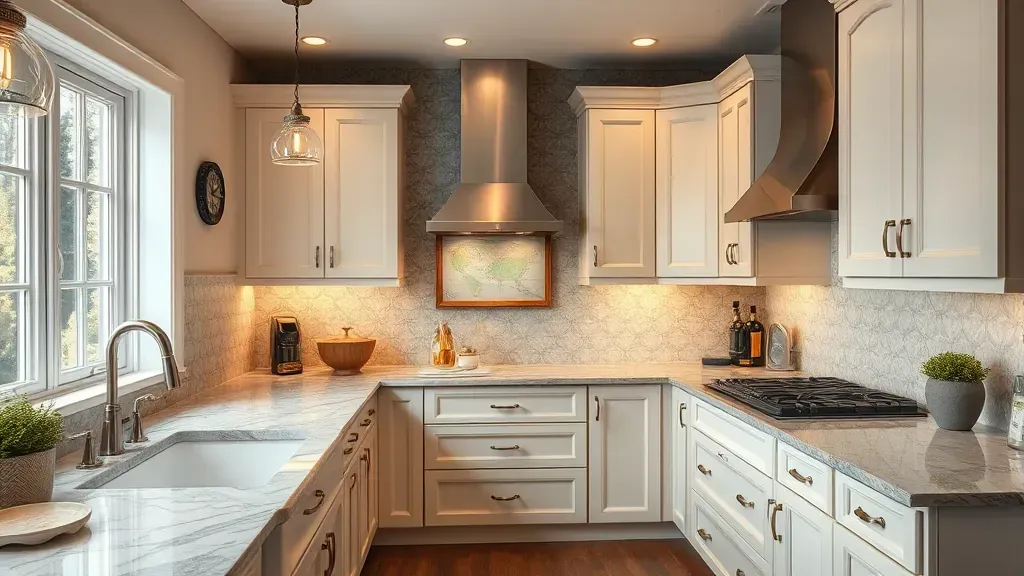 Beautiful finished bathroom in Blackwood NJ with modern fixtures, marble tiles, walk-in shower, and sleek vanity
