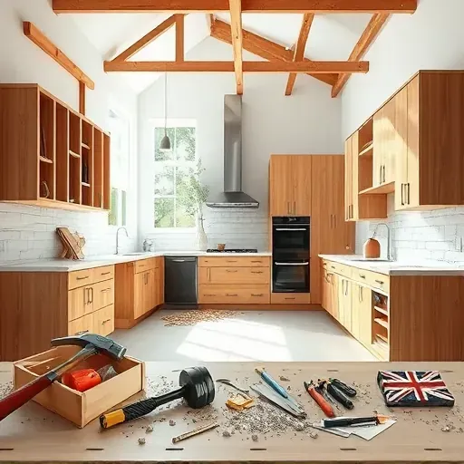 Black granite countertop in modern kitchen with white cabinets, stainless steel sink, and natural light in Blackwood NJ