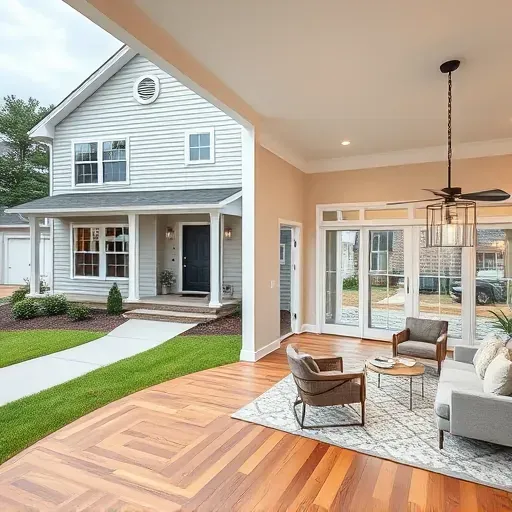 Complete home remodeling project in Blackwood, NJ showcasing modern design and elegant finishes. No people visible.