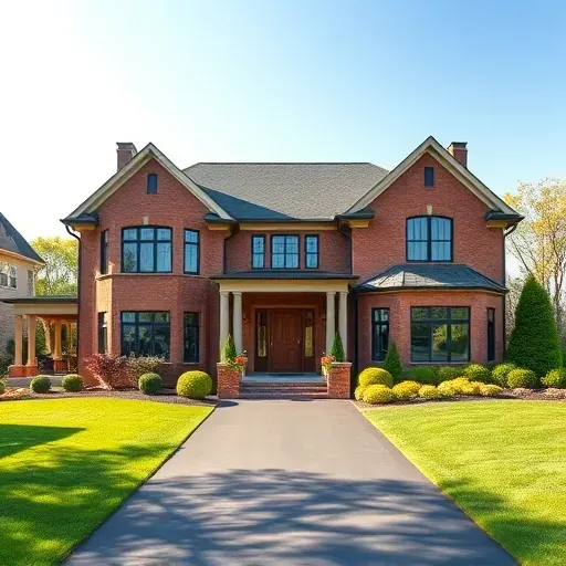 Completed residential project in Pennsauken NJ showcasing modern and traditional architecture with lush landscaping.