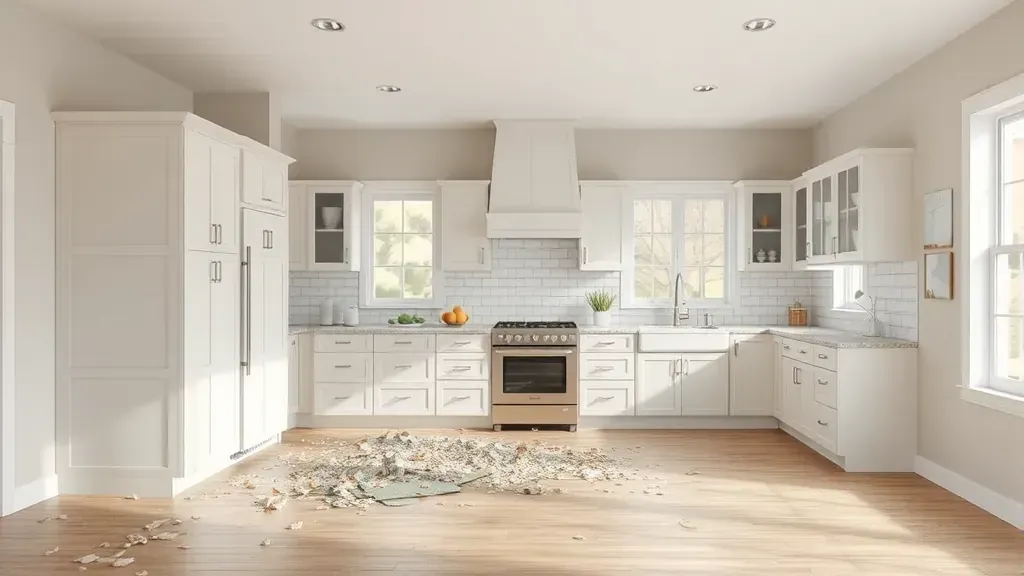 Kitchen Demolition Services projects in Blackwood NJ showcasing before and after transformations.