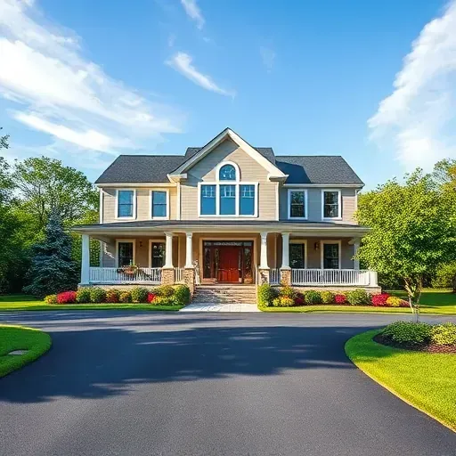 Completed residential project in Stratford NJ showcasing modern design, lush landscaping, and serene suburban ambiance.