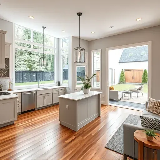 Beautifully remodeled interior of a home in Blackwood NJ showcasing elegant design and modern finishes.