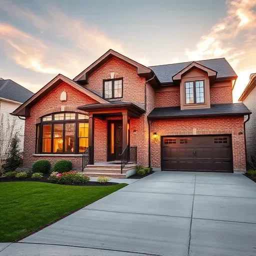 Completed residential home in Deptford NJ showcasing a blend of modern and traditional styles with vibrant landscaping.
