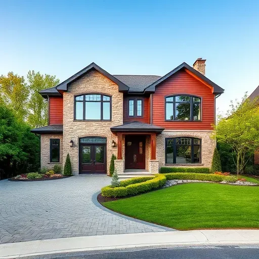 Modern residential property in Maple Shade NJ featuring stone and wood siding, energy-efficient windows, and landscaped yard.