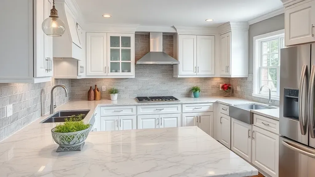 Kitchen countertop replacement projects showcasing modern styles in Blackwood, NJ.