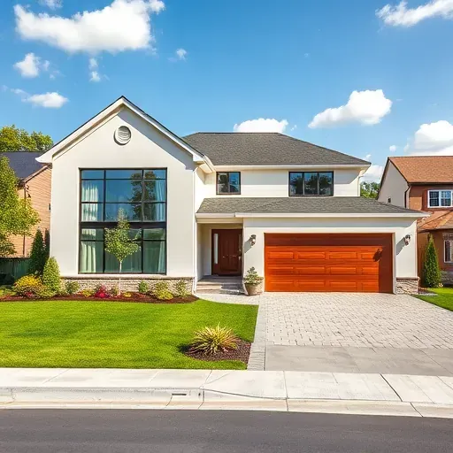 Completed General Contractor project in Berlin Township NJ featuring a modern home with landscaped garden and sleek driveway.