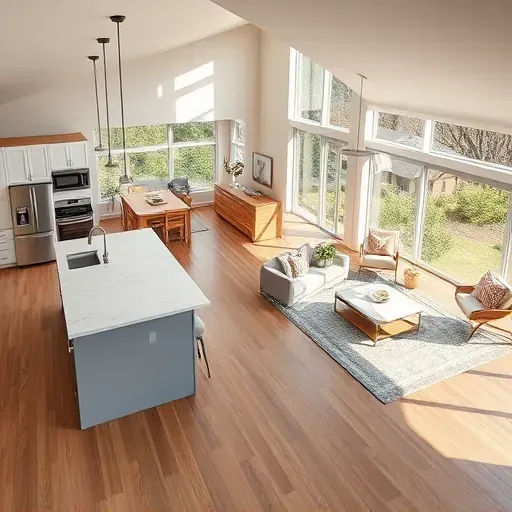 Completed home remodeling project in Blackwood NJ showcasing modern design elements and stylish finishes.