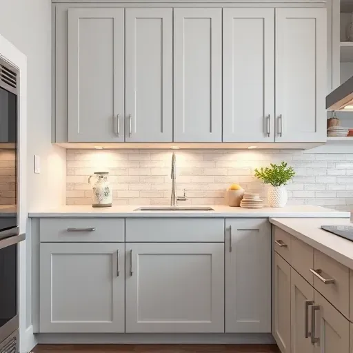 Blackwood NJ modern kitchen with glossy black quartz countertop, sleek cabinetry, stainless appliances, hardwood floors, bright natural light