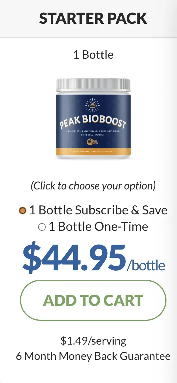 bloating peak bioboost