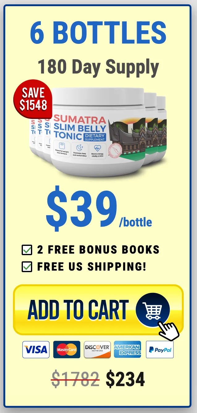 sumatra slim belly tonic orgnic
