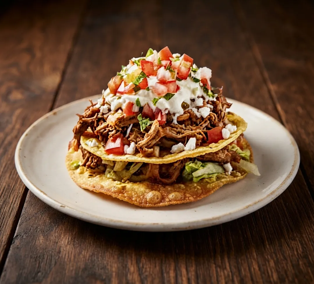 Slow-Braised Barbacoa taco dripping with rich savory consommé