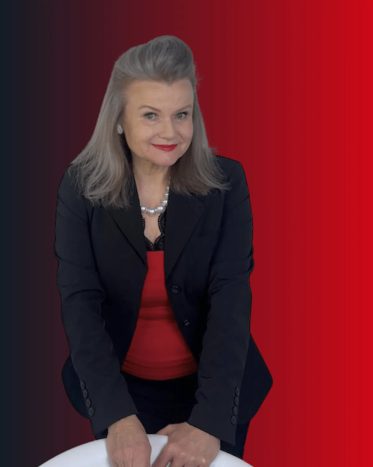 Klaudia Granich auf der Bühne - SCALE SMART Vertriebssystem für IT-Unter