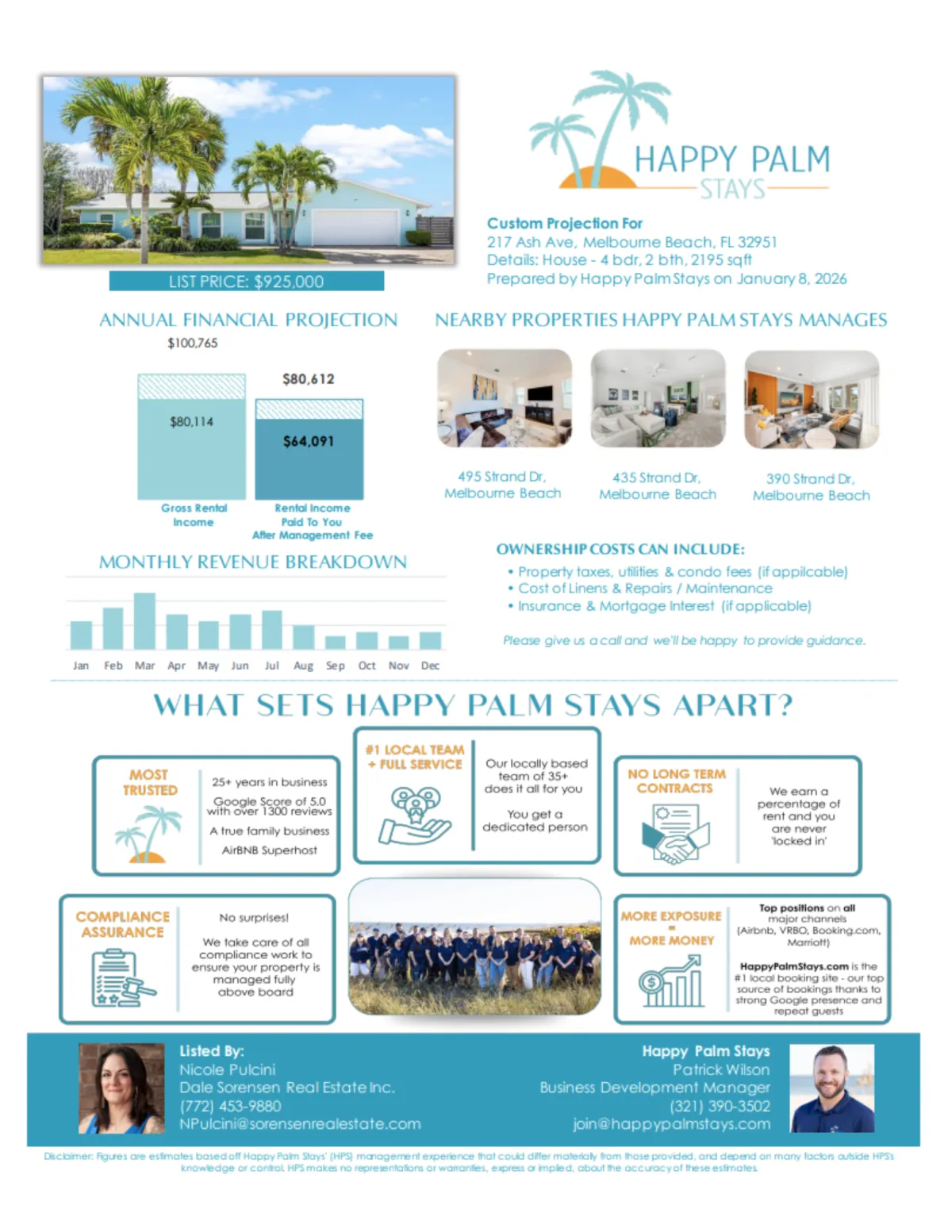 vacation rental desktop roi calculator