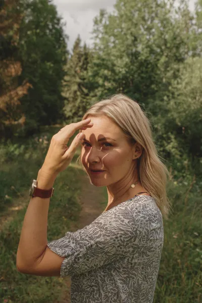 wind blown beach shot