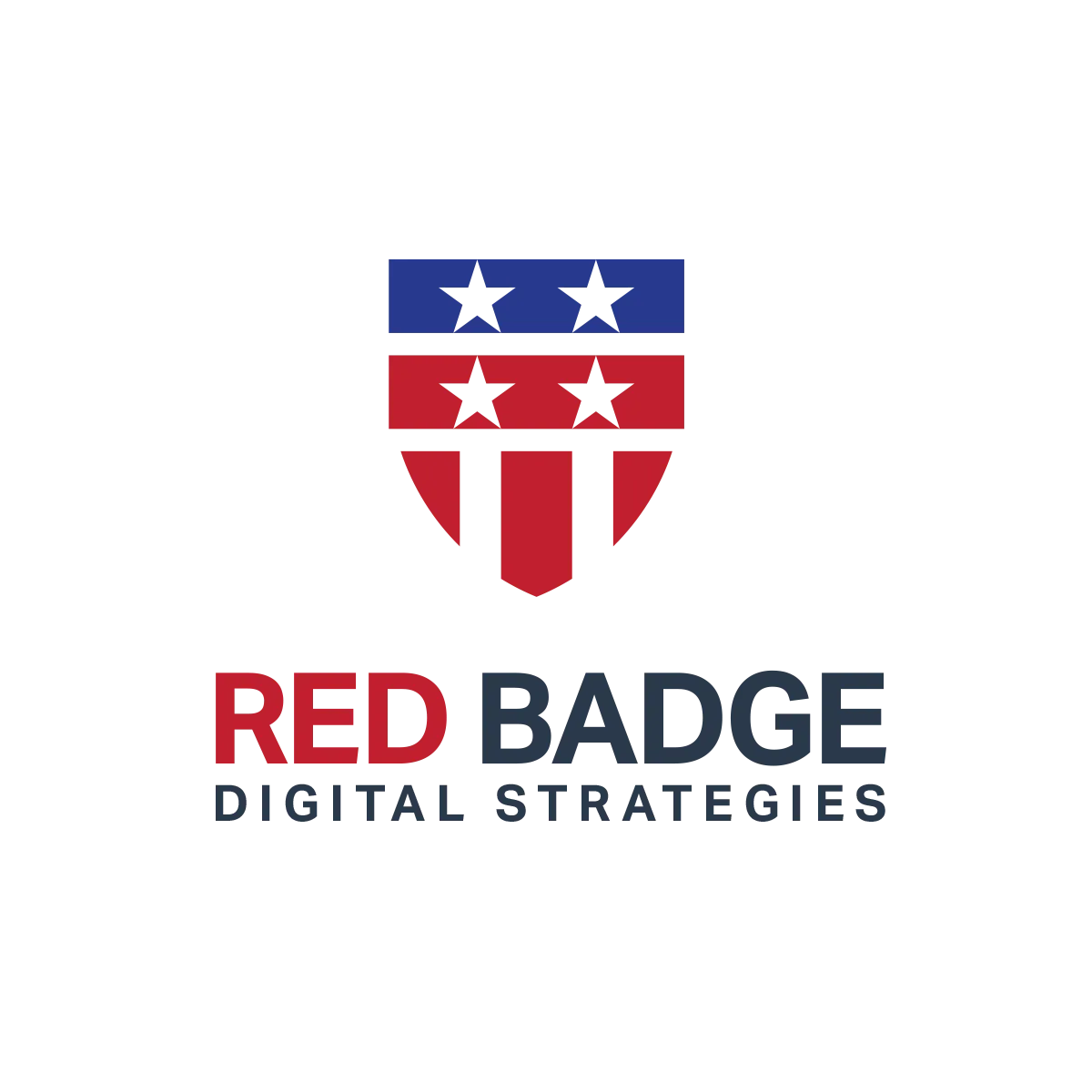Red Badge Whiteout Logo