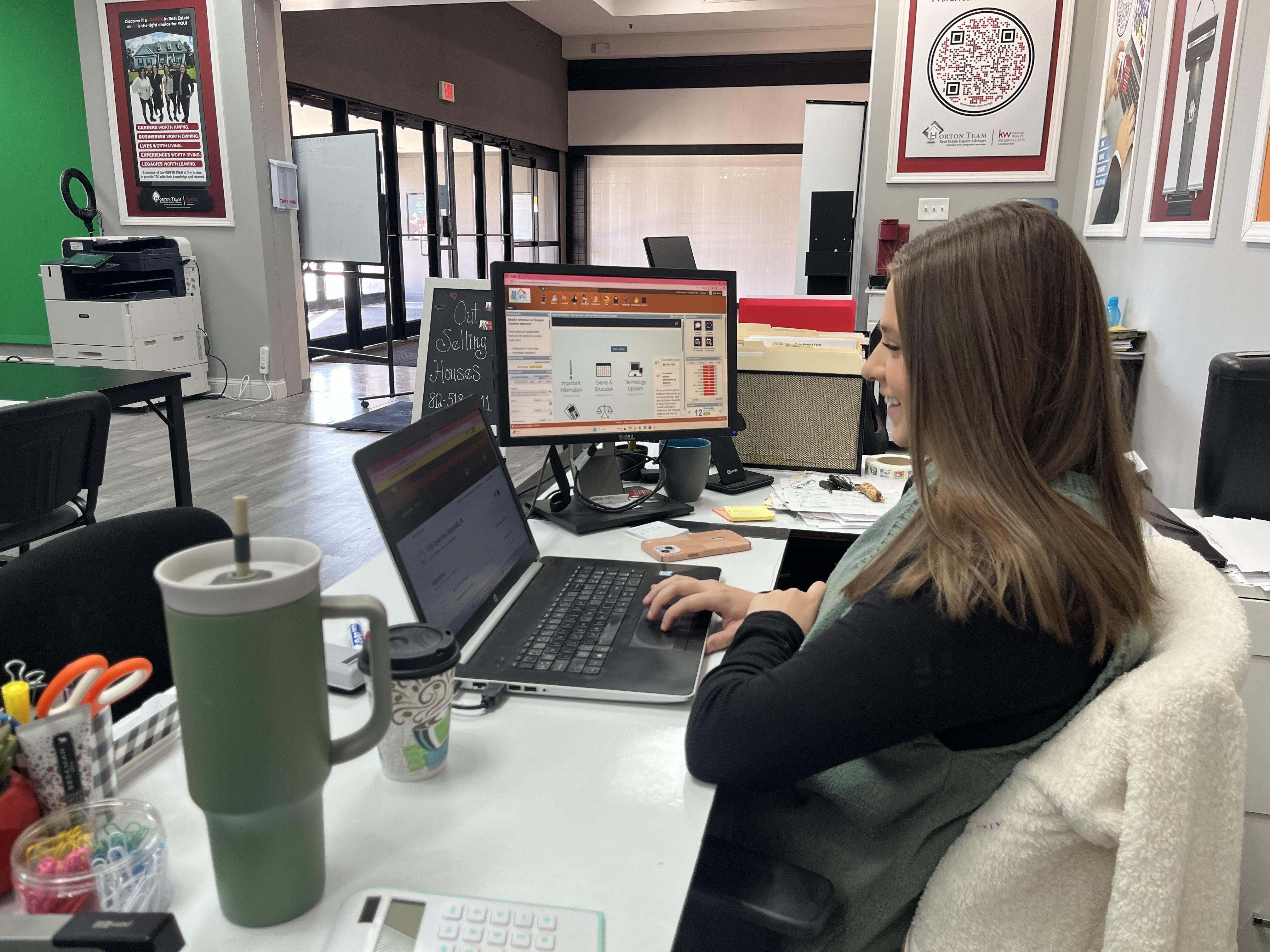 communication with client with Horton Team at Keller Williams