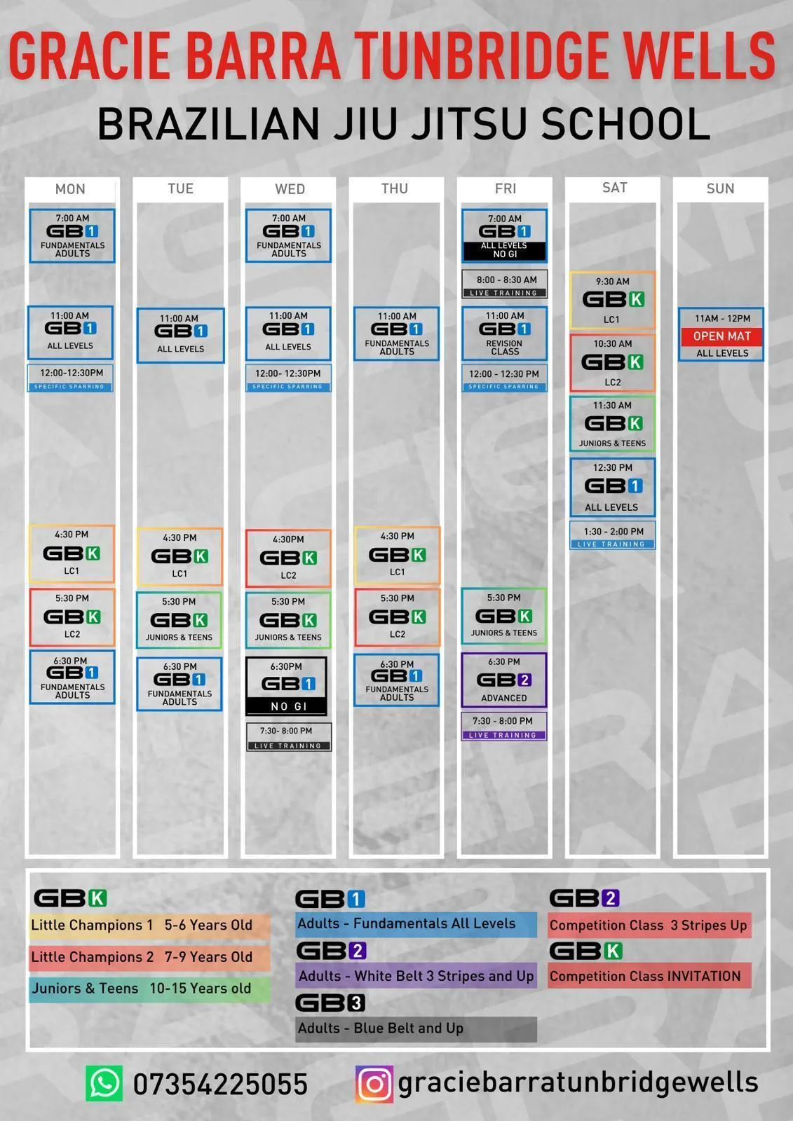 Class Schedule