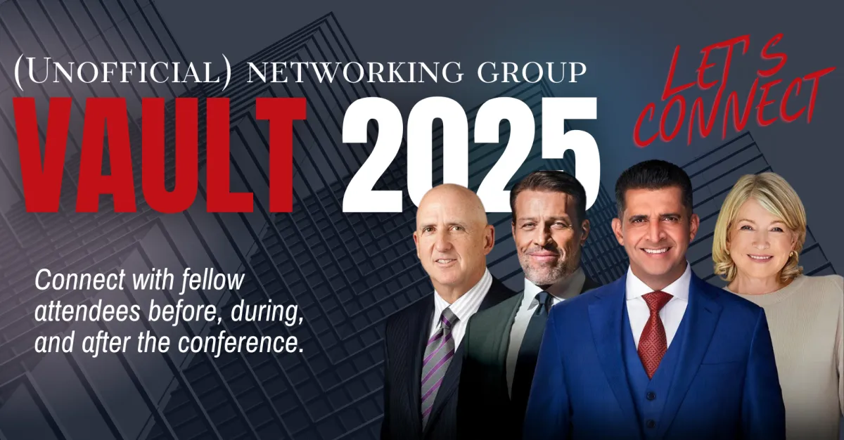 Unofficial networking group for Vault 2025