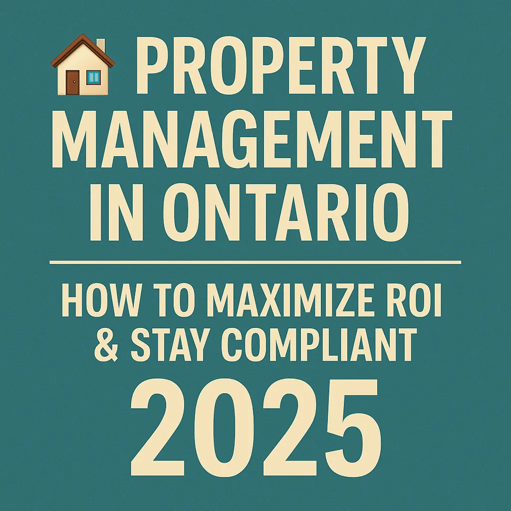 Property Management in Ontario: ROI and Compliance Guide