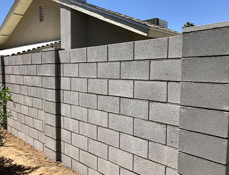 new block wall fence project in Phoenix AZ - Phoenix Block Wall Fence