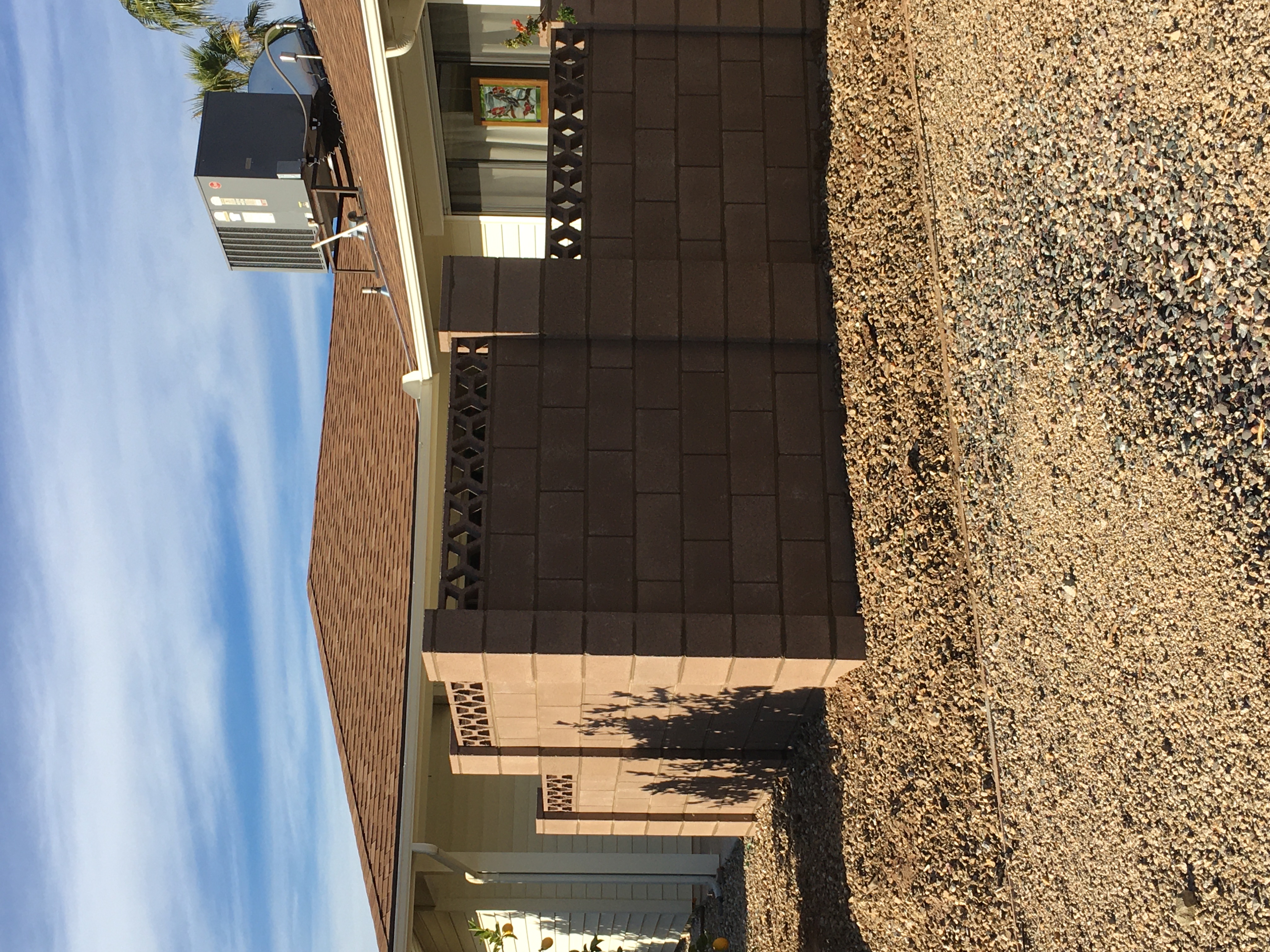 Concrete block wall installed by Phoenix Block Wall Fence
