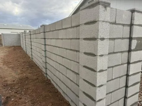 Block wall fence contractor serving Mesa, AZ
