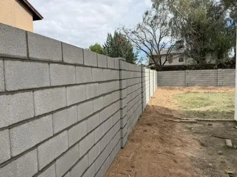Block wall fence contractor serving Glendale, AZ