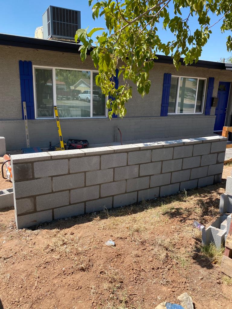 Block wall fence contractor serving Sun City, AZ