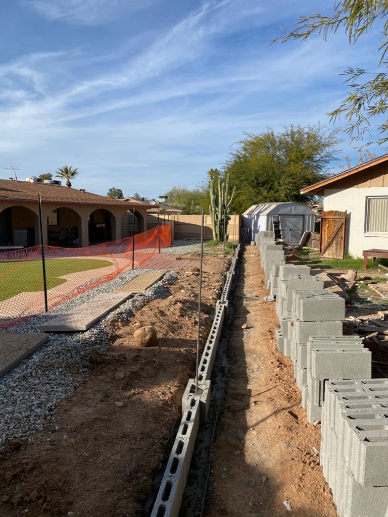 Block wall fence contractor serving Phoenix, AZ