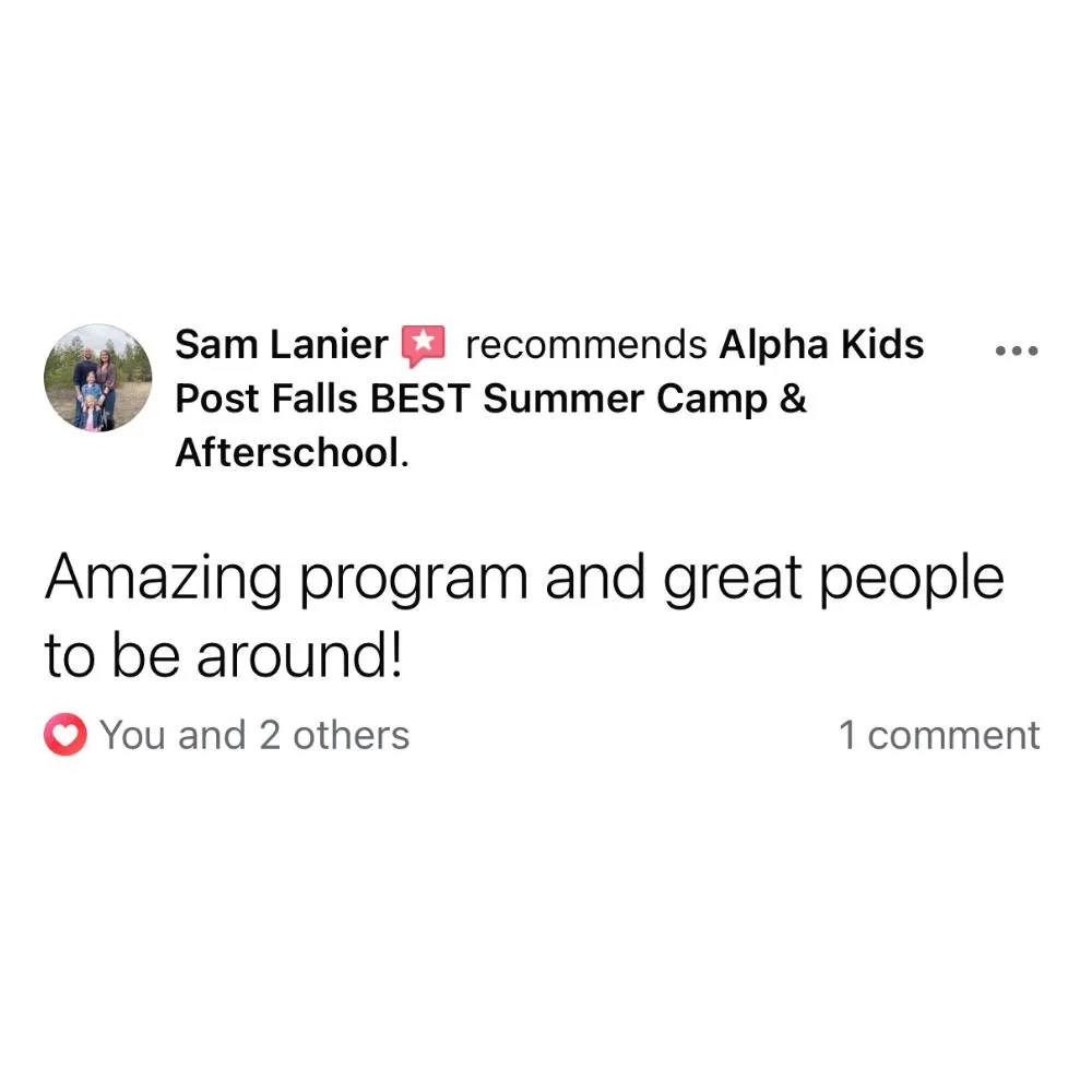 5 Star Review For Alpha Kids