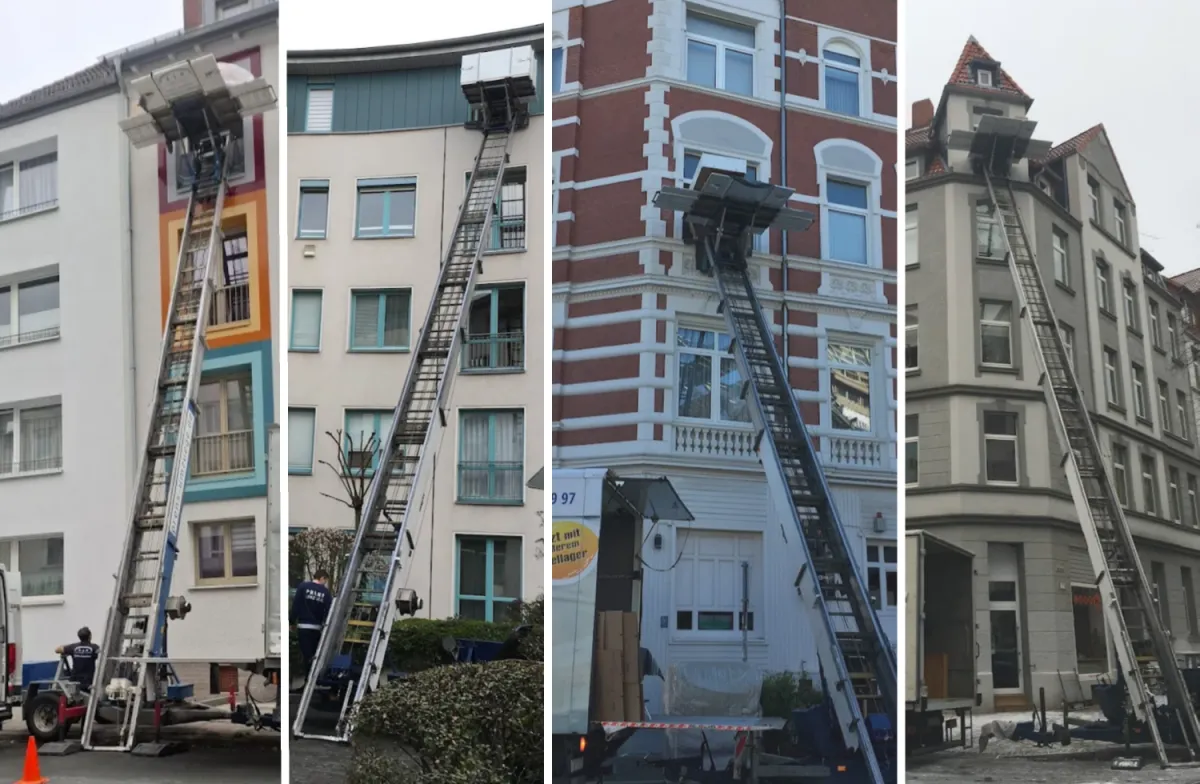 Möbellift in Hannover im Einsatz - Prens Umzüge GmbH