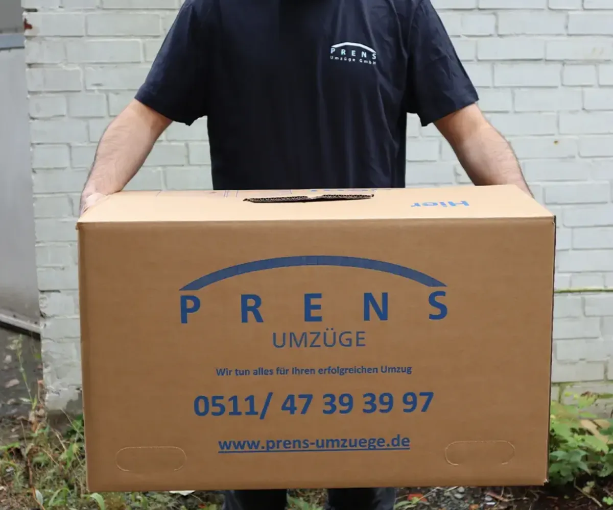 Getragener Umzugskarton Prens Umzüge