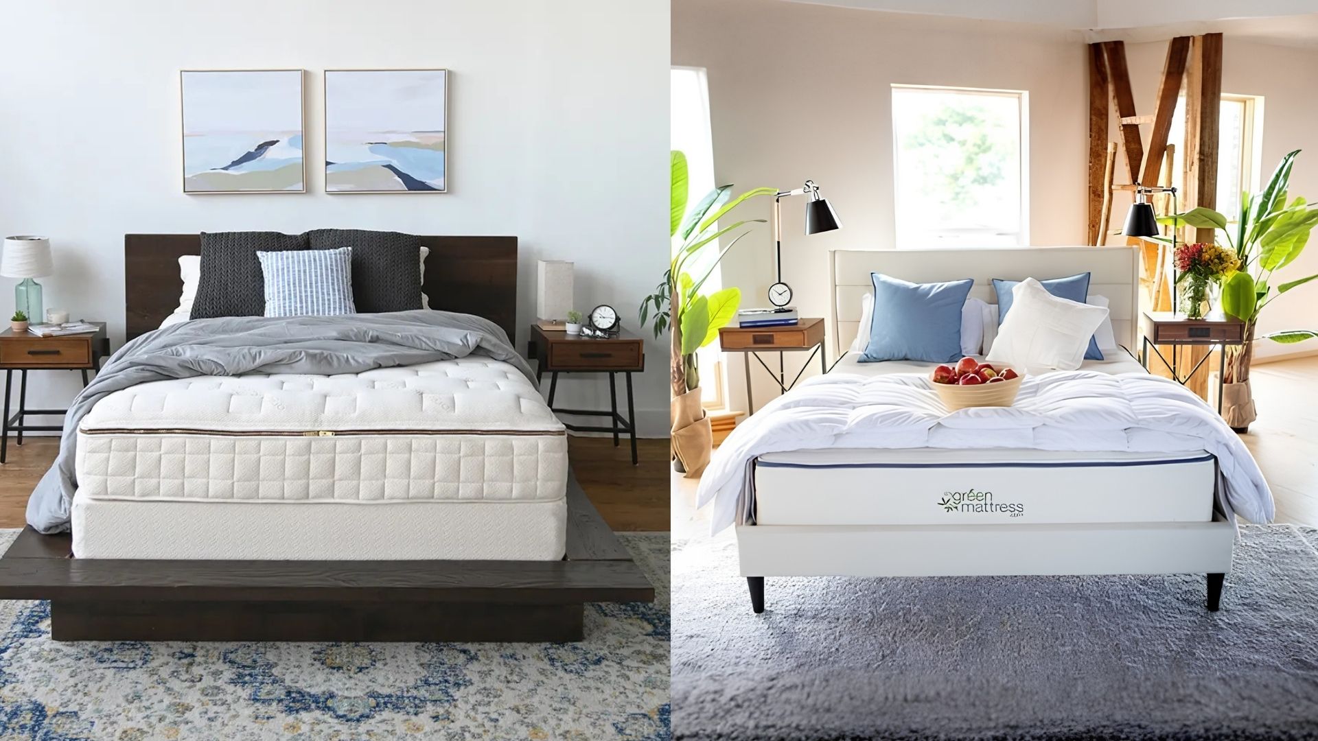 Naturepedic vs My Green Mattress Compared in Person