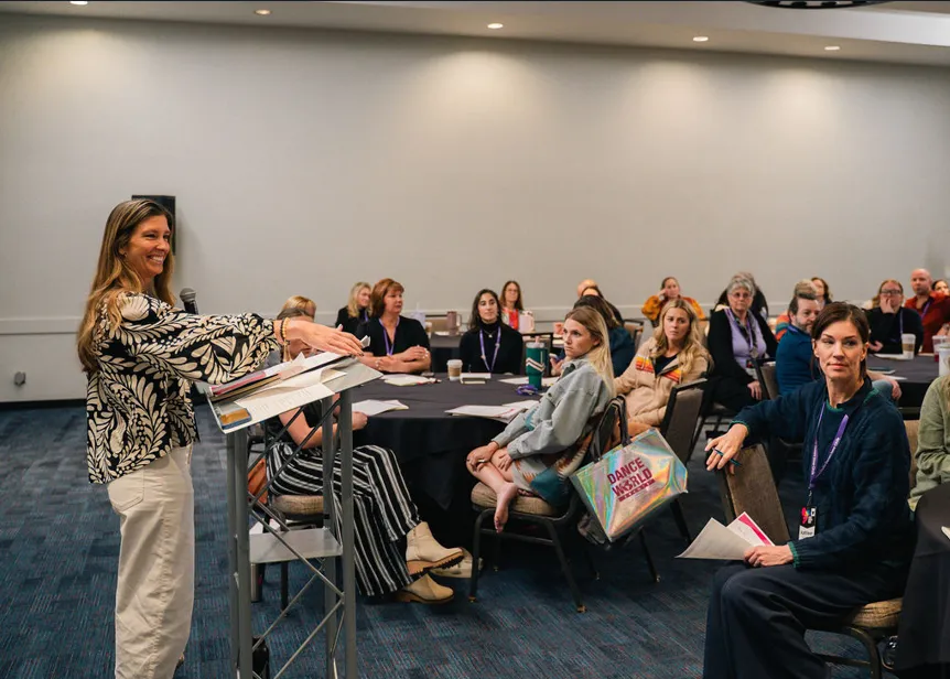 Hero entrance shot – Sponsor booth