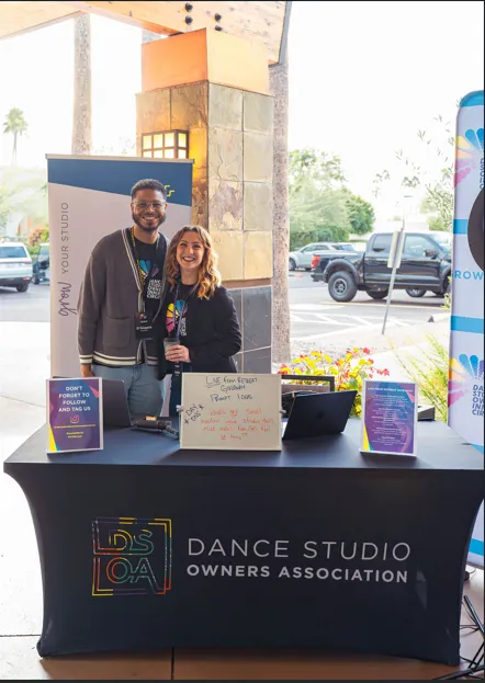 Hero entrance shot – Sponsor booth