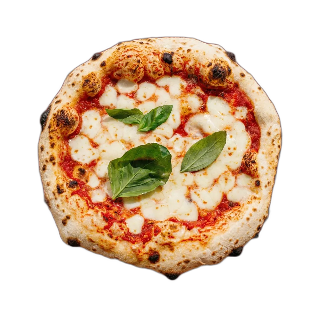Madre Pizza Margherita mit Tomate, Fior di Latte und Basilikum